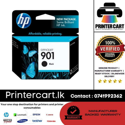 HP 901 Black Original Ink Cartridge (CC653AA)