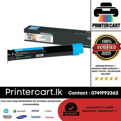 Lexmark C950X2CG Extra High-Yield Cyan Toner Cartridge
