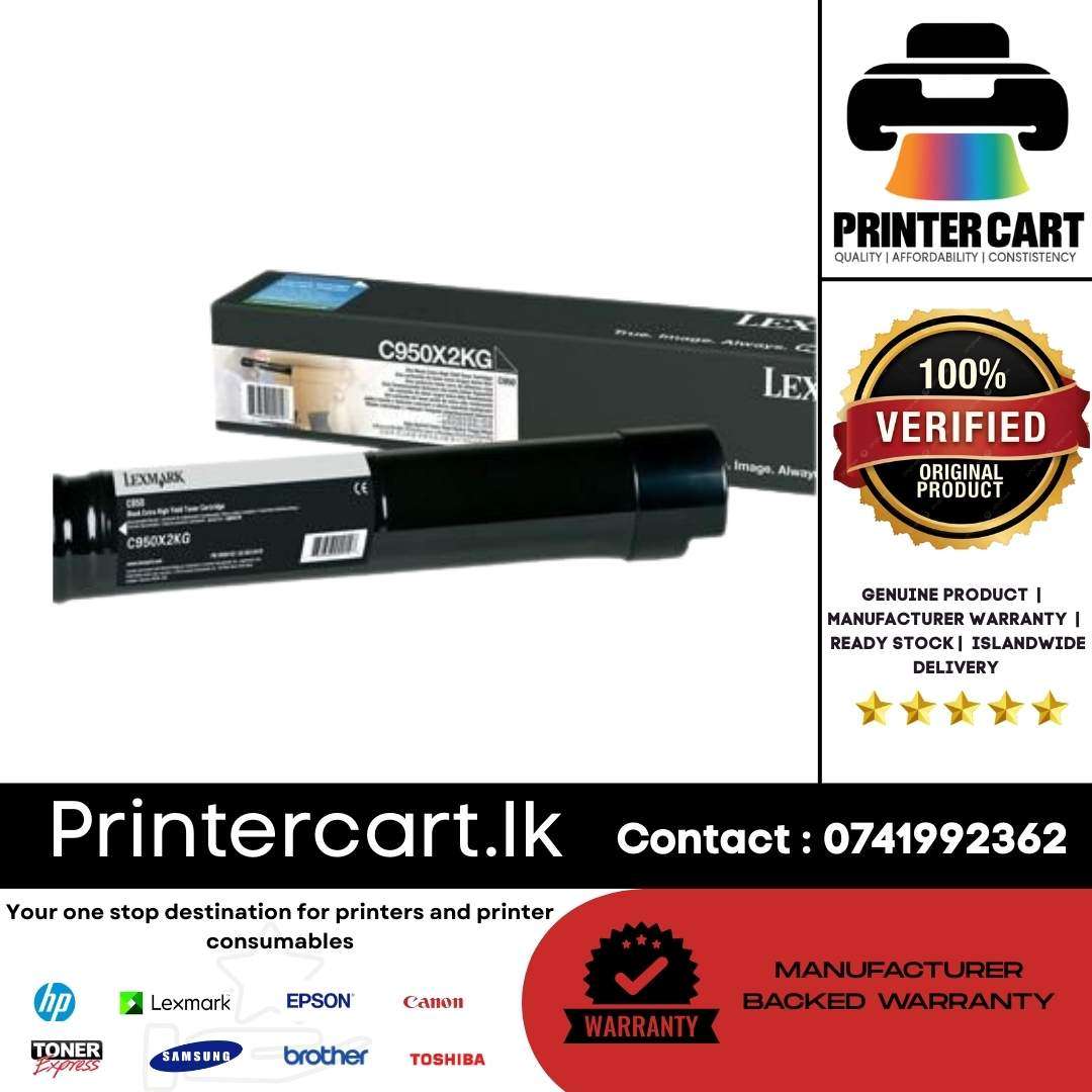 Lexmark C950X2KG Extra High-Yield Black Toner Cartridge
