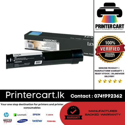 Lexmark C950X2KG Extra High-Yield Black Toner Cartridge
