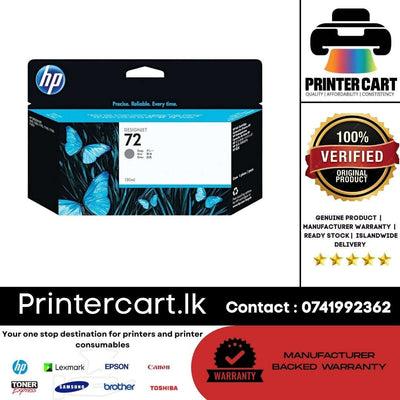 HP 72 130-ml Gray DesignJet Ink Cartridge (C9374A)
