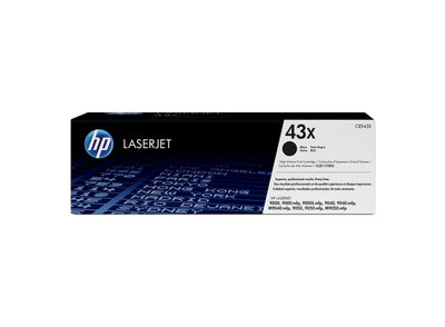 HP 43X High Yield Black Toner Cartridge (C8543X)