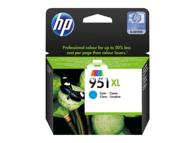 HP 951XL Cyan High-Yield Original Ink Cartridge (CN046AA)