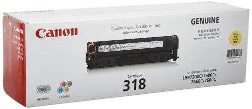 Canon CRG-318 Yellow Toner Cartridge (CRG-318 Y / 2659B003BA)