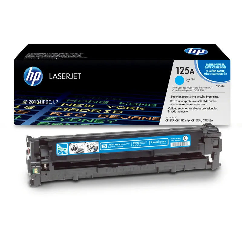 HP 125A Cyan Toner Cartridge (CB541A)