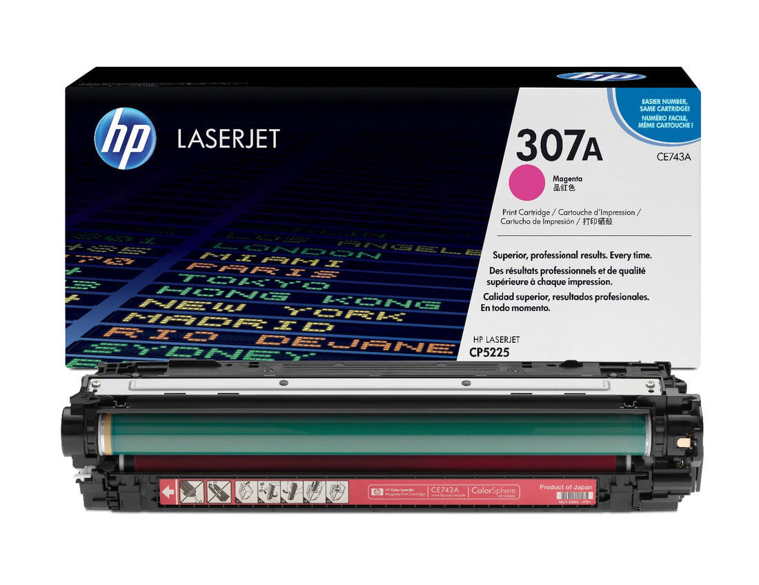 HP 307A Magenta Toner Cartridge (CE743A)