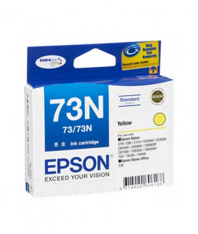 Epson 73N Yellow Ink Cartridge (T105490)