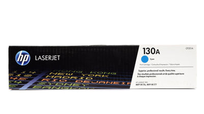 HP 130A Cyan Original LaserJet Toner Cartridge (CF351A)