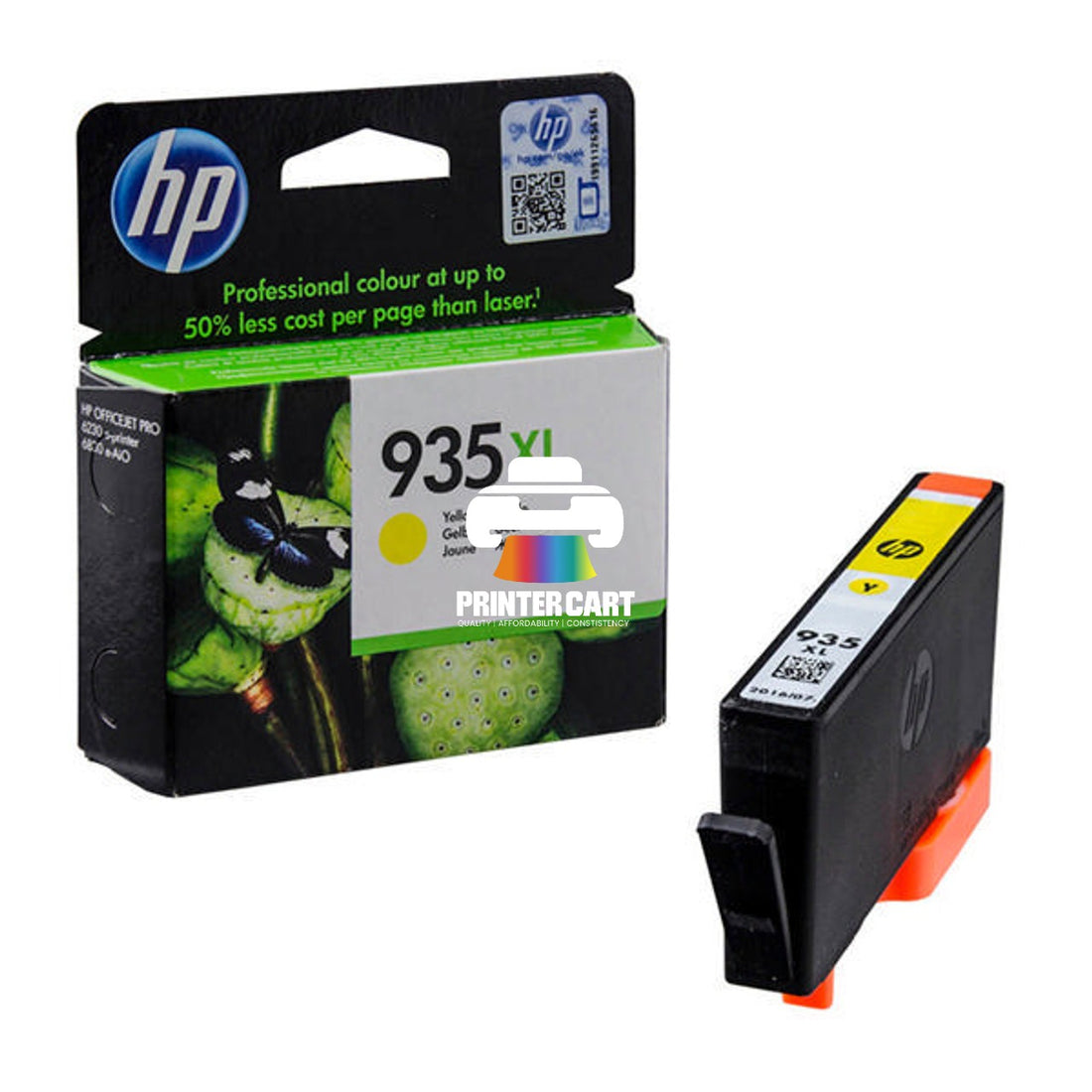HP 935XL Yellow High-Yield Original Ink Cartridge (C2P26AA)