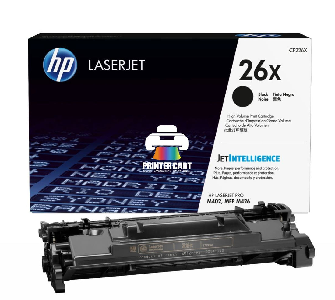 HP 26X High Yield Black Toner Cartridge (CF226X)