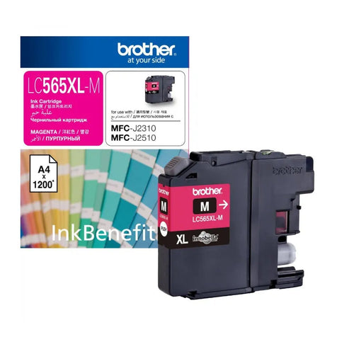 Brother LC-565XLM High-Yield Magenta Ink Cartridge