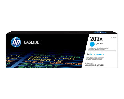 HP 202A Cyan Toner Cartridge (CF501A)