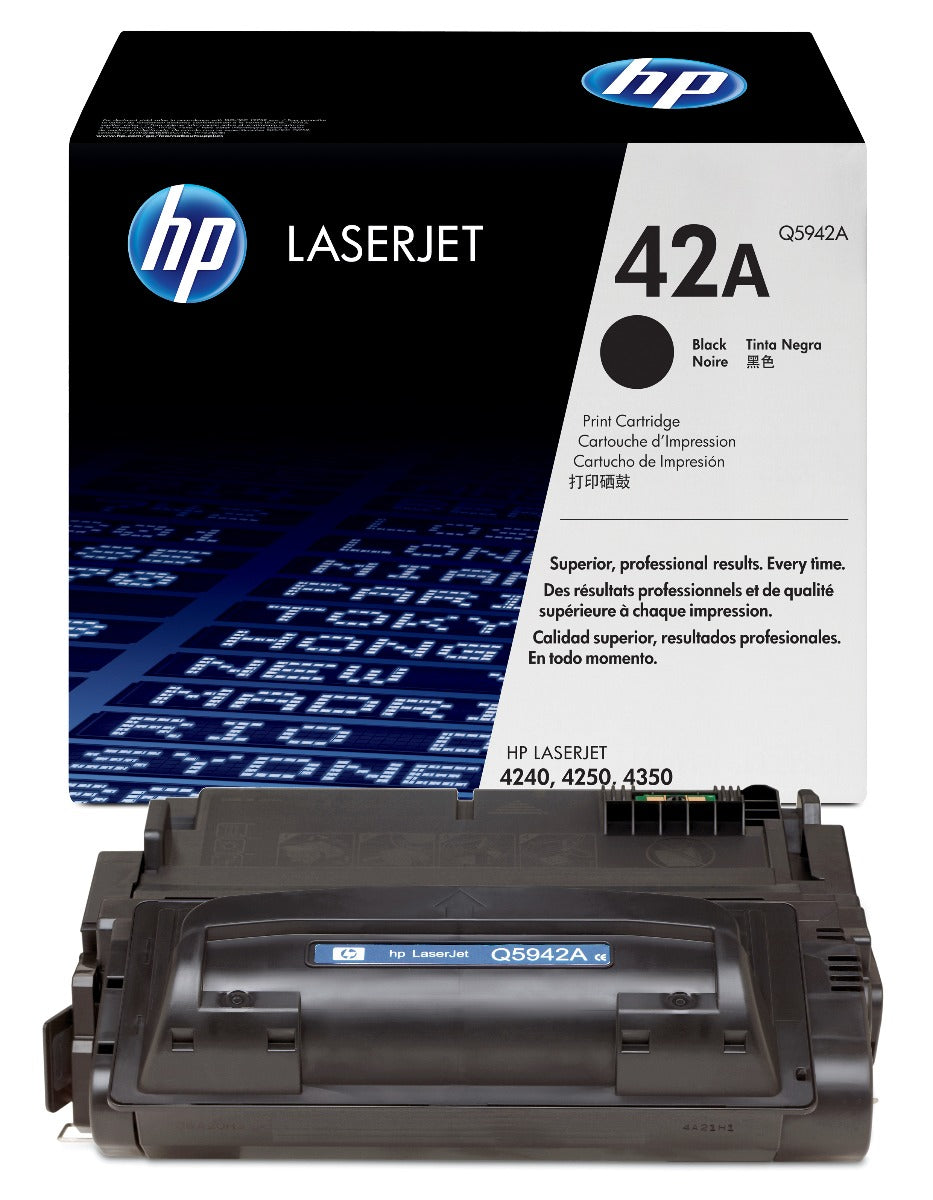 HP 42A Black Toner Cartridge (Q5942A)