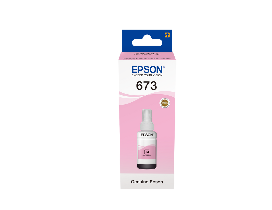 Epson 673 Light Magenta Ink Bottle (T6736)