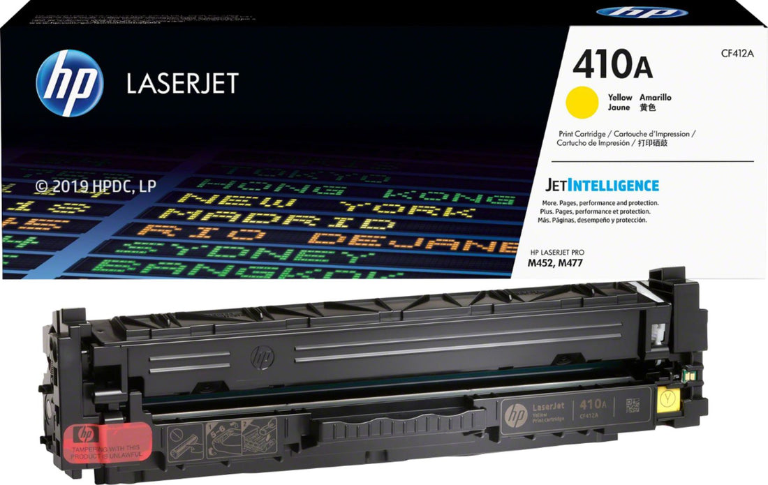HP 410A Yellow Original LaserJet Toner Cartridge (CF412A)