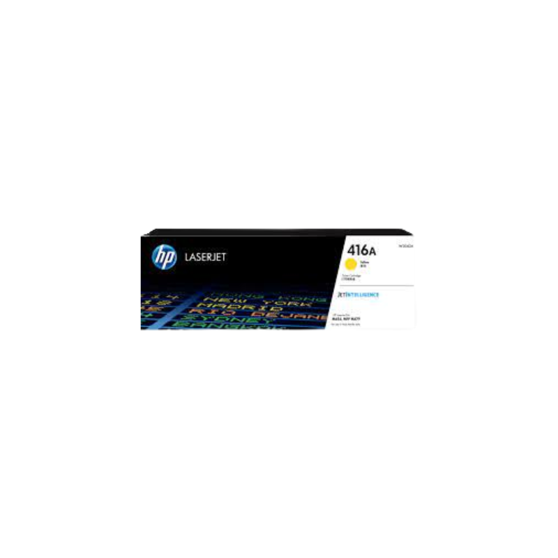 HP 416A Yellow Original LaserJet Toner Cartridge (W2042A)